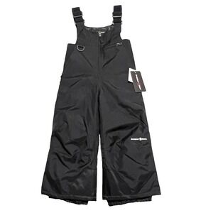 Outdoor Gear Toddler Peak Snow Bib Black Kids Boys Girls Winter Pants Size 4 NWT